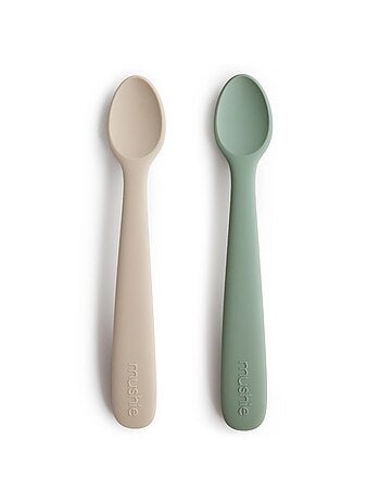 Mushie - Lot de 2 cuillères en silicone