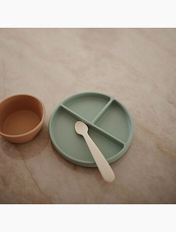 Mushie - Lot de 2 cuillères en silicone