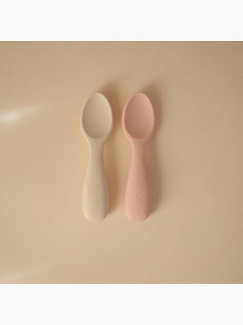 Mushie - Lot de 2 cuillères - Kiabi Mushie - Lot de 2 cuillères - Kiabi