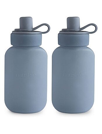 Mushie - Lot de 2 gourdes alimentaires