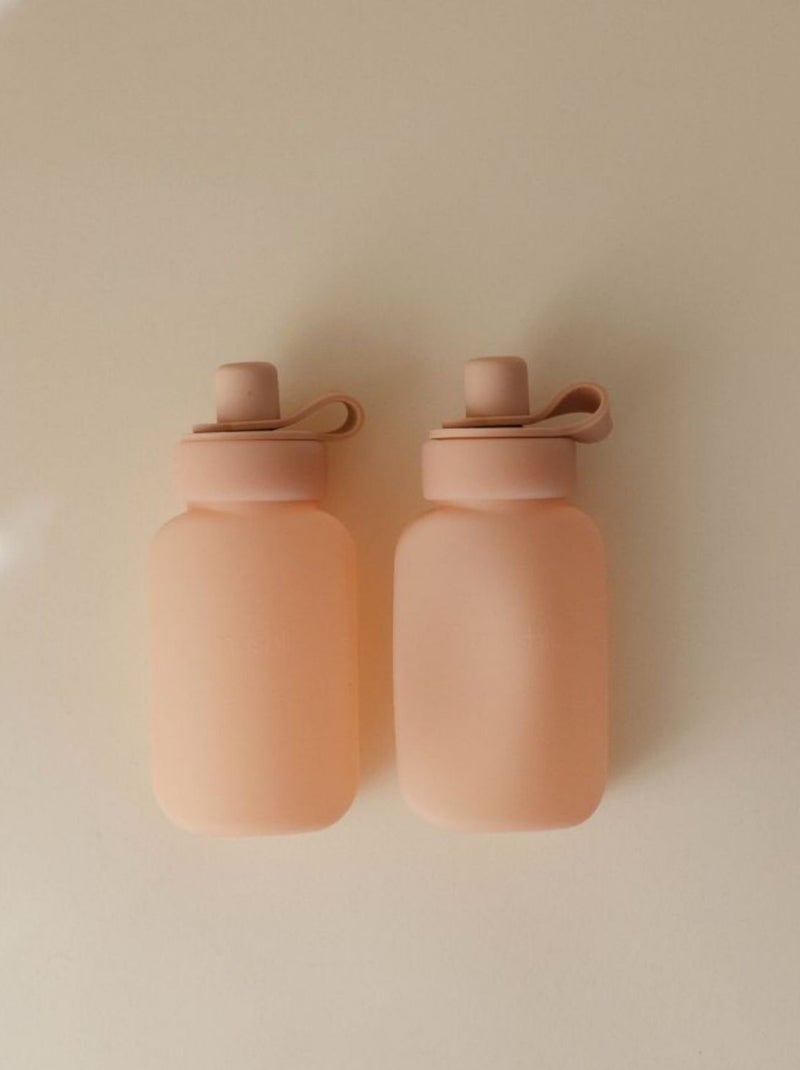 Mushie - Lot de 2 gourdes alimentaires Rose - Kiabi