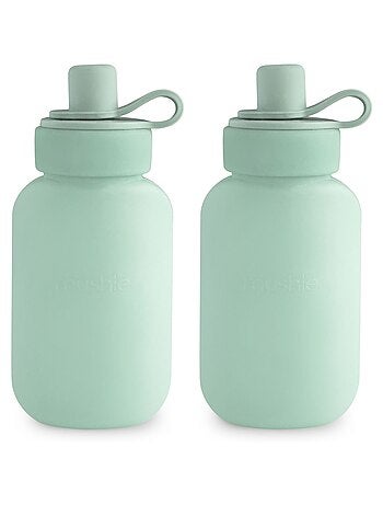 Mushie - Lot de 2 gourdes alimentaires