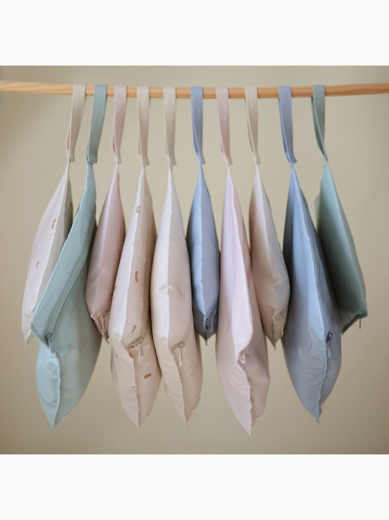 Mushie - Lot de 2 sacs étanches pour vêtements mouillés Beige - Kiabi