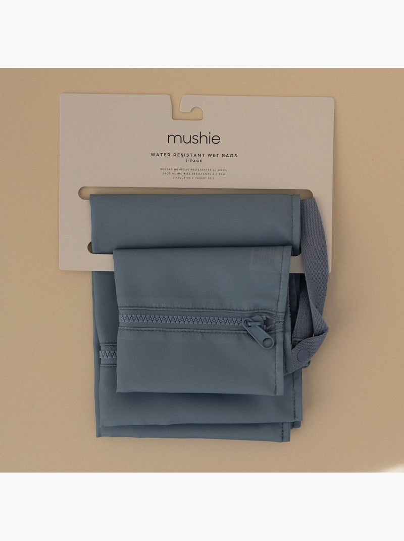 Mushie - lot de 2 sacs étanches pour vêtements mouillés Bleu - Kiabi