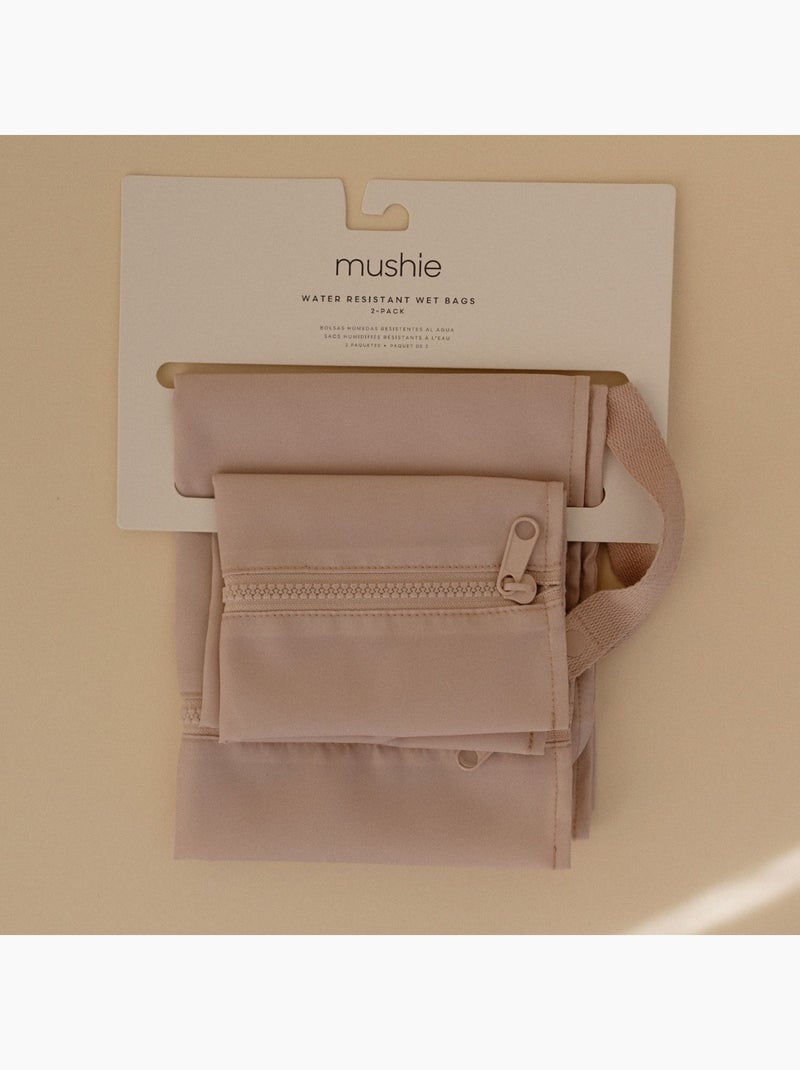 Mushie - lot de 2 sacs étanches pour vêtements mouillés Rose - Kiabi