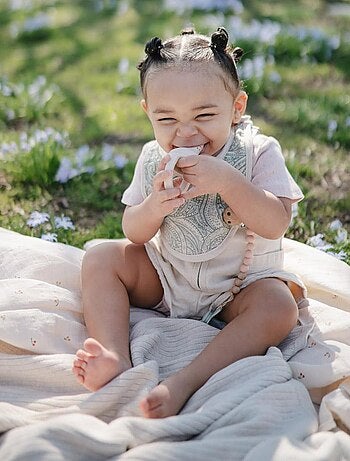 Mushie - Lot de 2 sucette grignoteuses