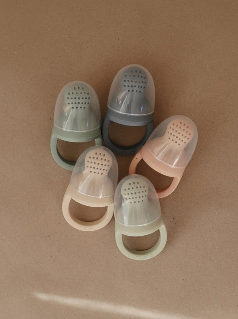 Mushie - Lot de 2 sucette grignoteuses Gris - Kiabi