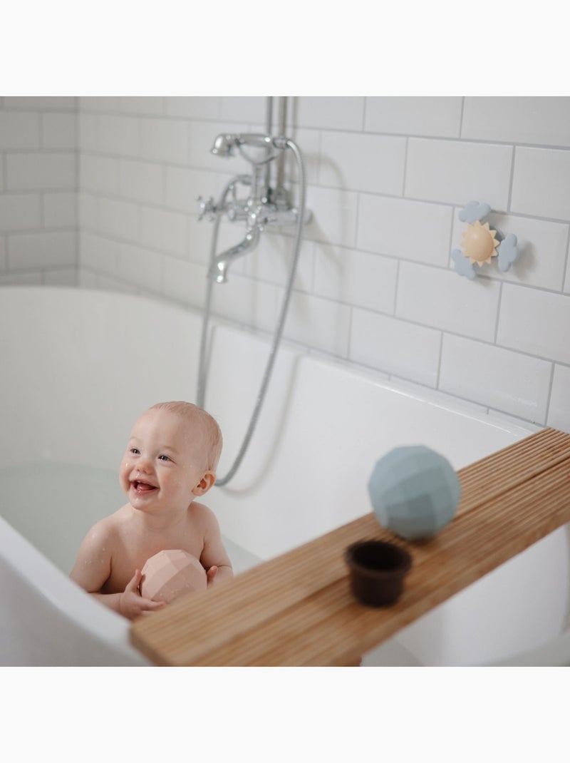 Mushie - Lot de 3 jouets sensoriels Nesting Spheres Rose - Kiabi