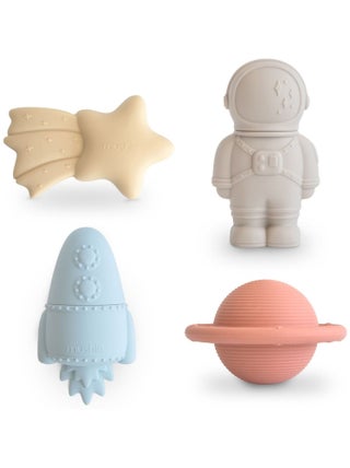 Mushie - Lot de 4 jouets de bain