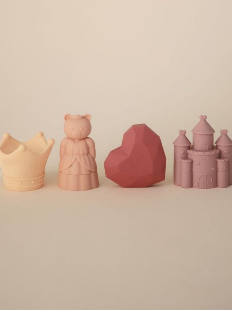 Mushie - Lot de 4 jouets de bain Rose - Kiabi