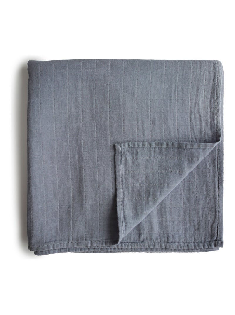 Mushie - Maxi lange en coton bio Bleu - Kiabi