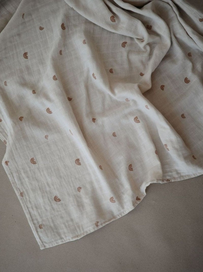 Mushie - Maxi lange en coton bio Ecru - Kiabi