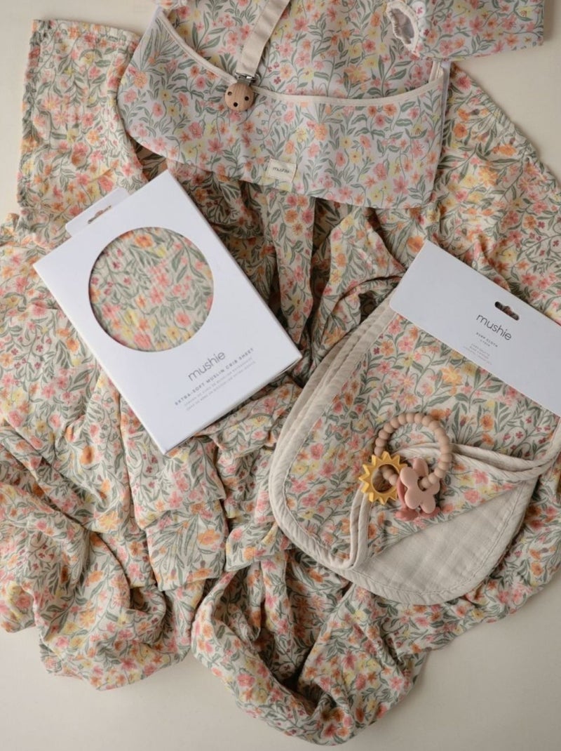 Mushie - Maxi lange en coton bio Ecru - Kiabi