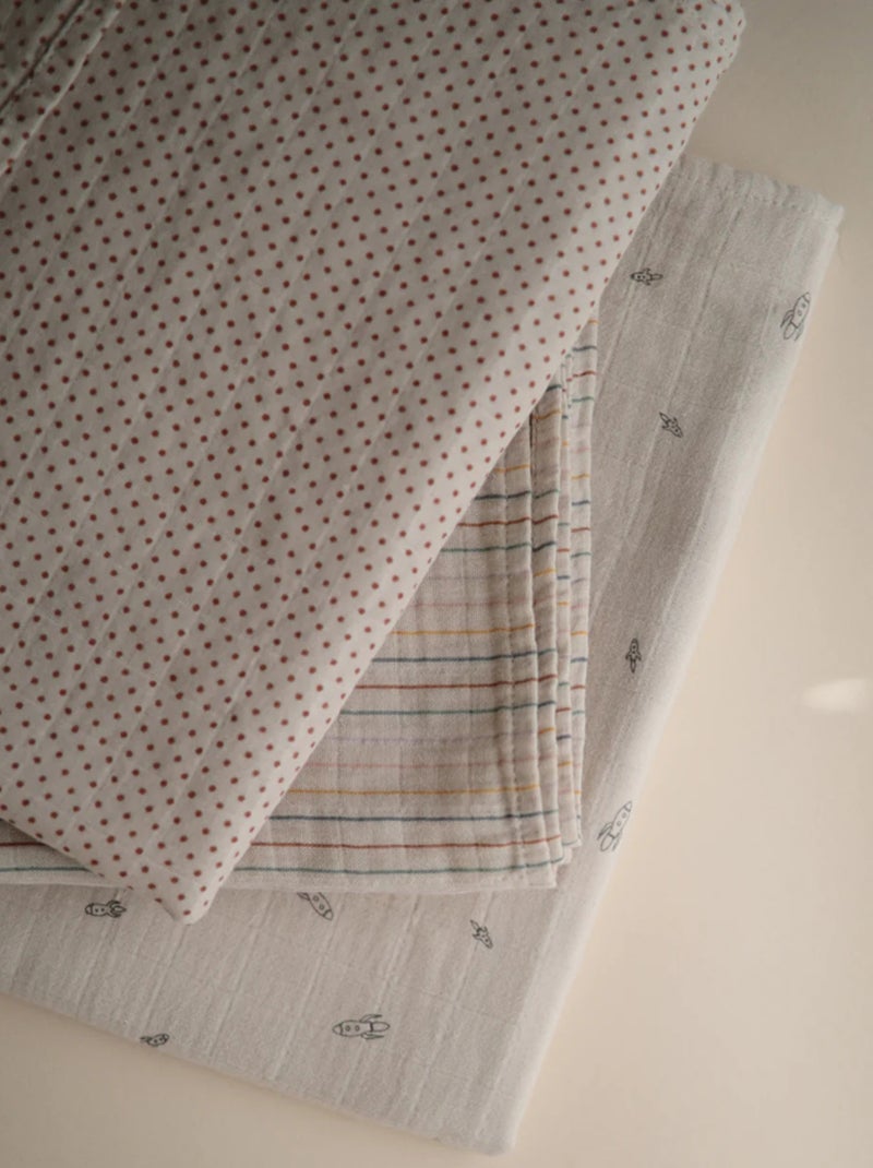 Mushie - Maxi lange en coton bio Ecru - Kiabi