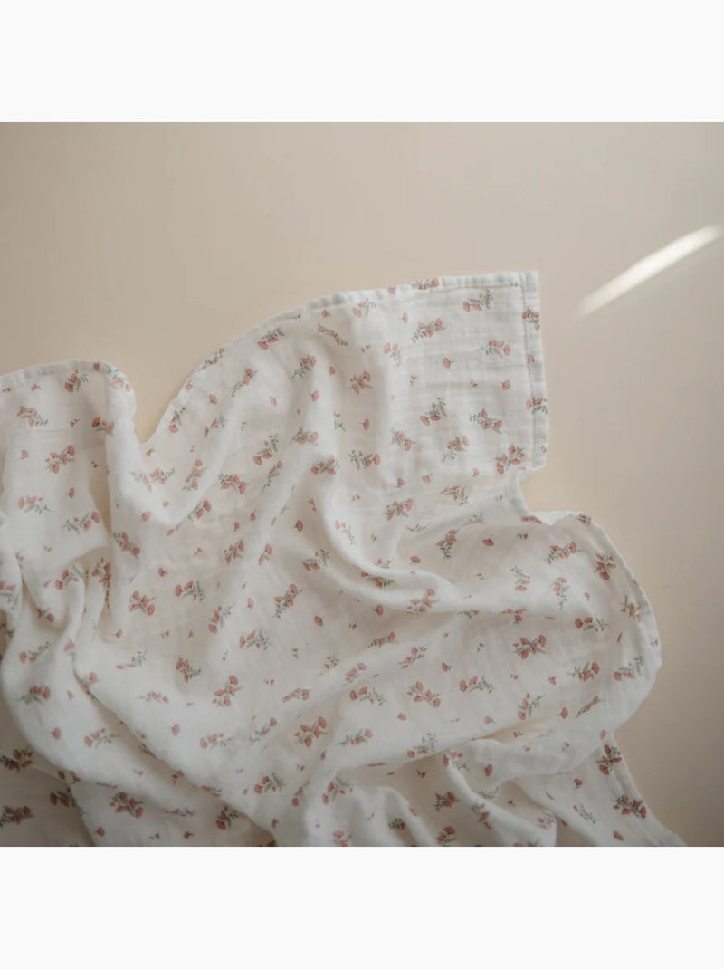 Mushie - Maxi lange en coton bio Rose - Kiabi