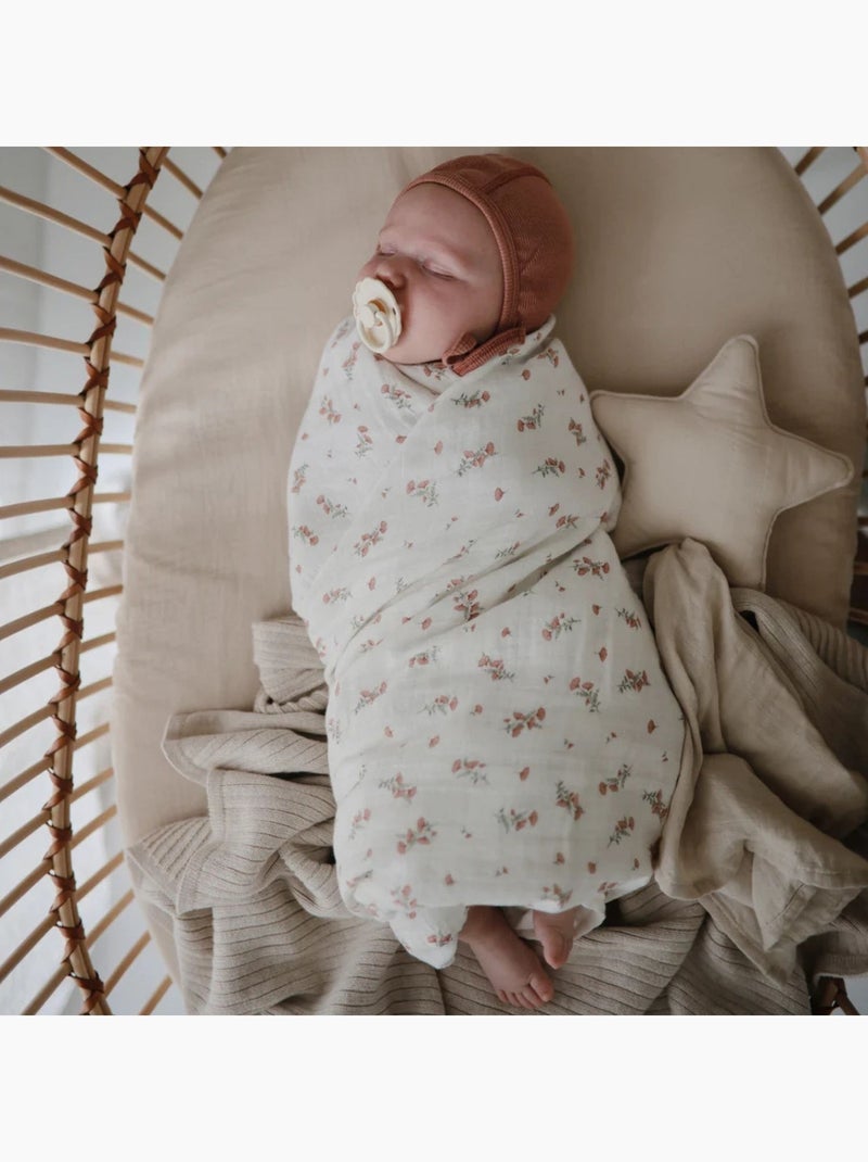 Mushie - Maxi lange en coton bio Rose - Kiabi
