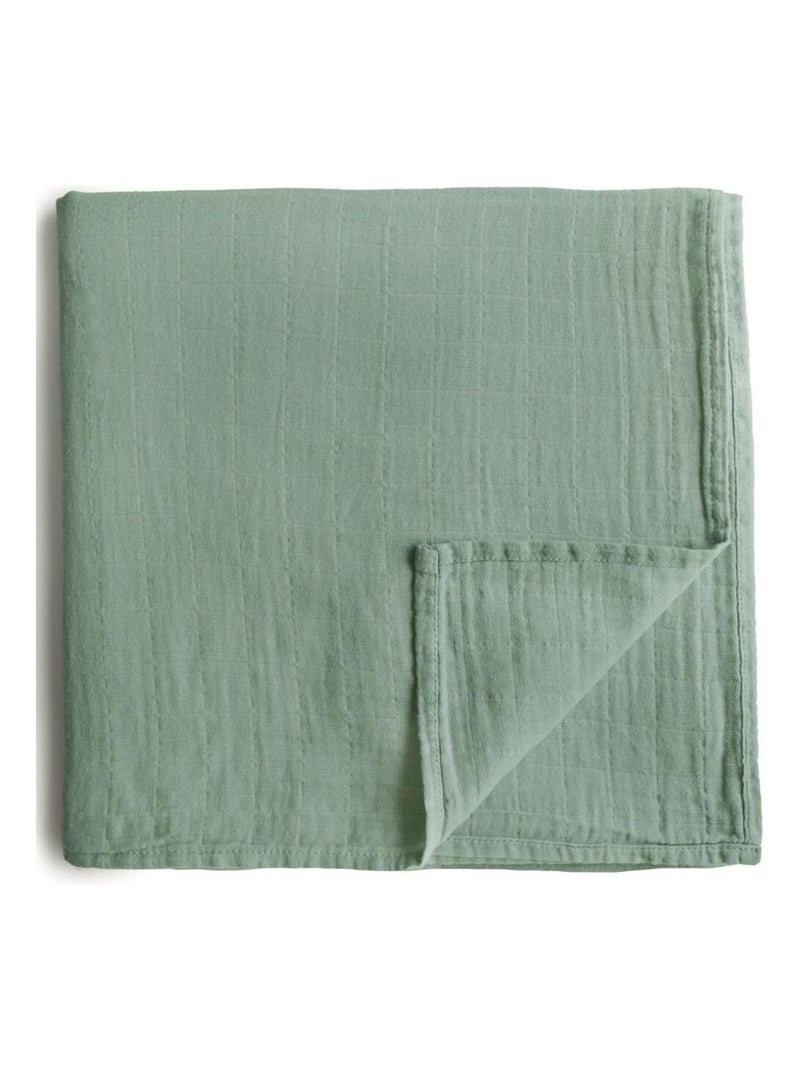 Mushie - Maxi lange en coton bio Vert d'eau - Kiabi