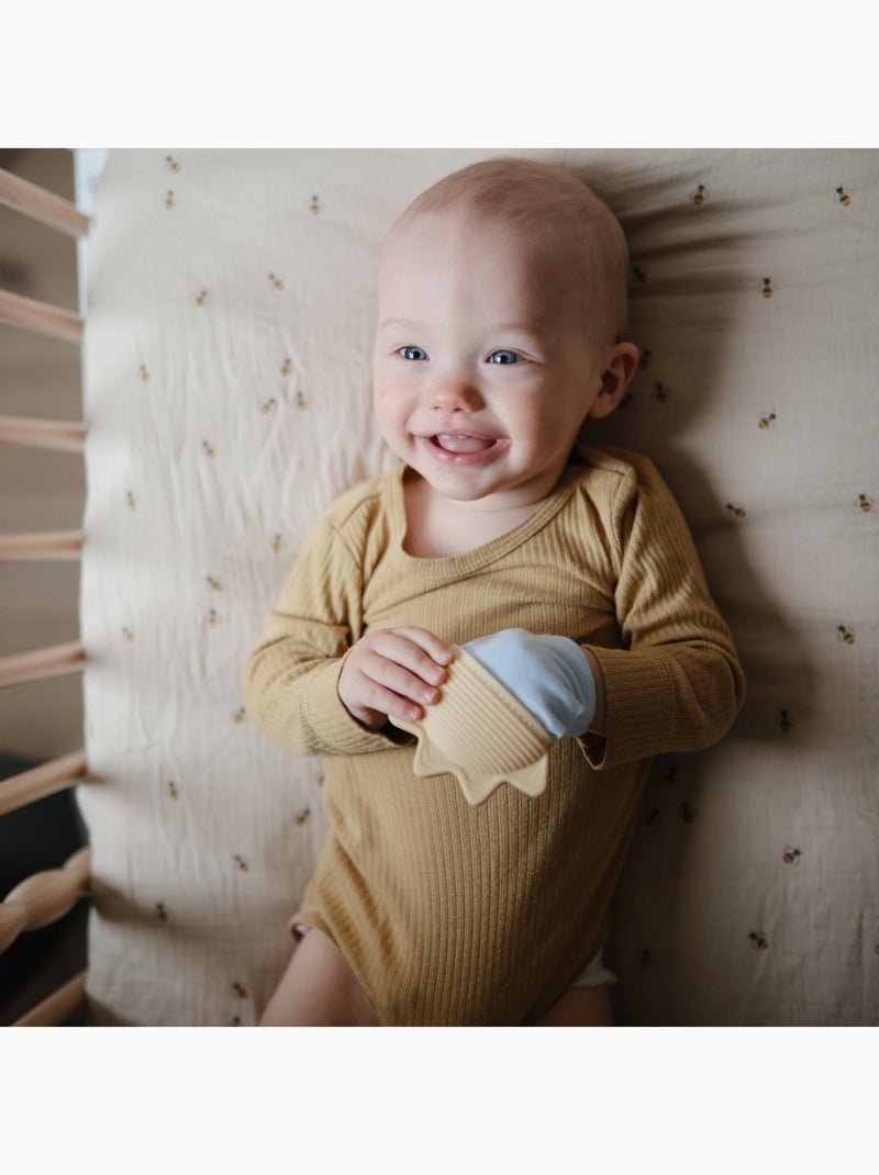 Mushie - Mitaine de dentition Bleu - Kiabi