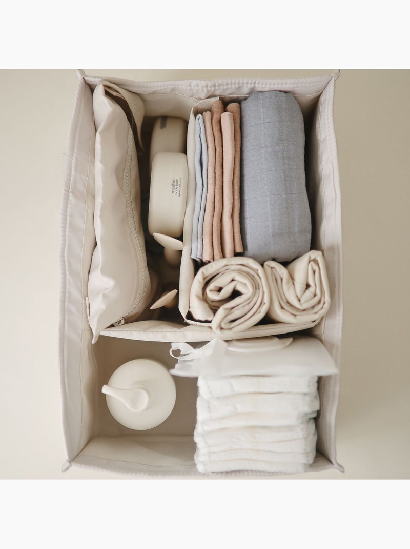 Mushie - Panier à couches Ecru - Kiabi
