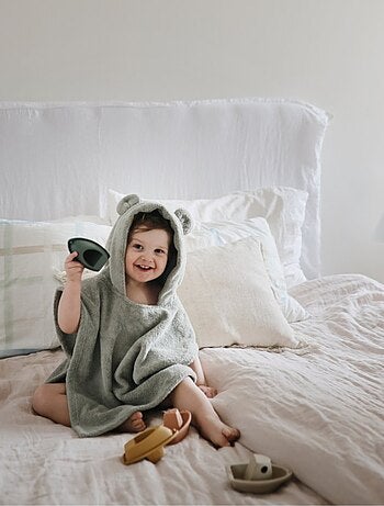 Mushie - Poncho de bain Bear