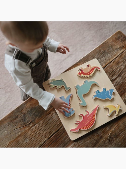 Mushie - Puzzle en bois Dino - Kiabi