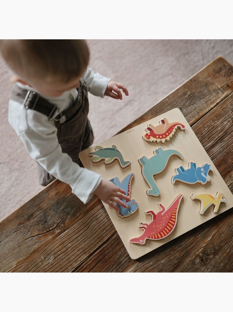 Mushie - Puzzle en bois Dino N/A - Kiabi
