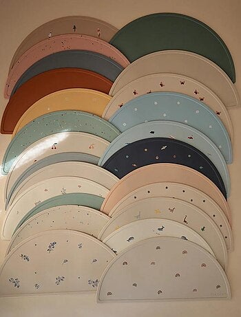 Mushie - Set de table en silicone