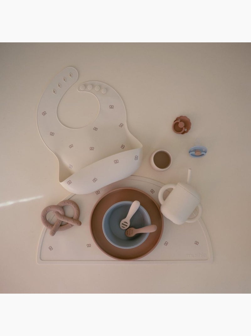 Mushie - Set de table en silicone Ecru - Kiabi