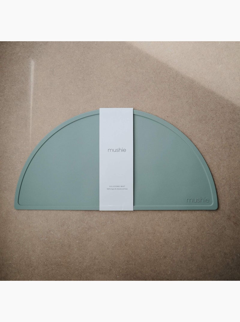 Mushie - set de table en silicone vert cambridge blue pour enfant Vert Sauge - Kiabi