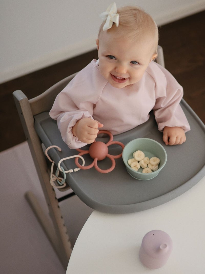 Mushie - tapis anti-éclaboussure Rose - Kiabi