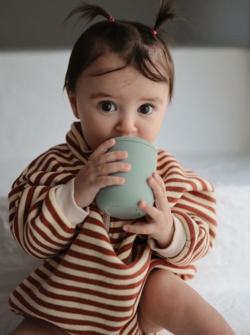 Mushie - Tasse à bec en silicone - Kiabi