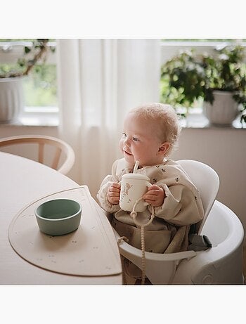 Mushie - Tasse à paille en silicone