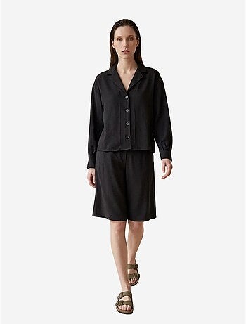 My fashion ensemble chemise et short en popeline de coton