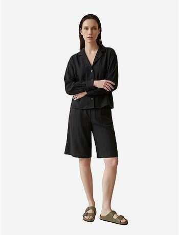 My fashion ensemble chemise et short en popeline de coton