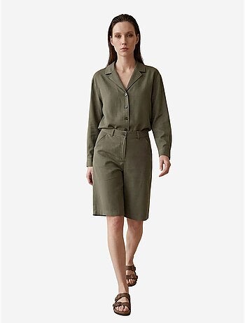 My fashion ensemble chemise et short en popeline de coton