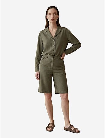 My fashion ensemble chemise et short en popeline de coton