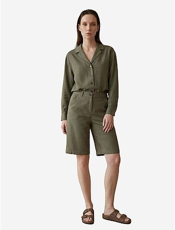 My fashion ensemble chemise et short en popeline de coton