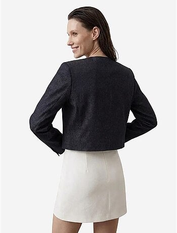 My fashion veste courte ajustée à fermeture boutonnée