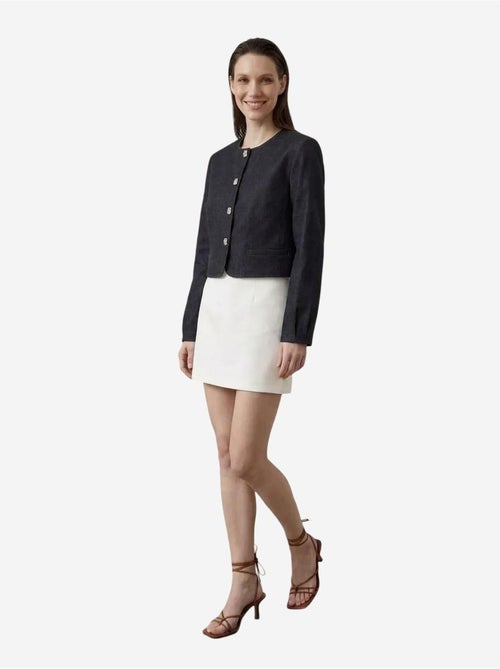 My fashion veste courte ajustée à fermeture boutonnée - Kiabi My fashion veste courte ajustée à fermeture boutonnée - Kiabi