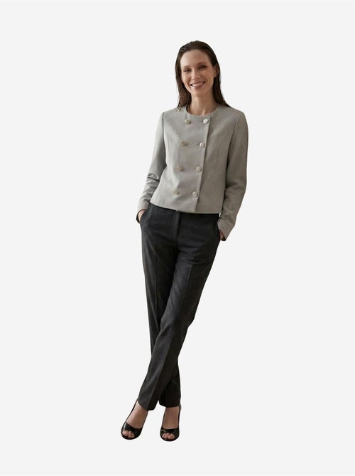 My fashion veste courte boutonnée en tweed - Kiabi My fashion veste courte boutonnée en tweed - Kiabi