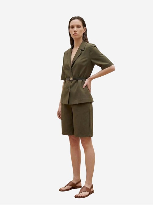 My fashion veste tailleur ceinturée à col châle - Kiabi My fashion veste tailleur ceinturée à col châle - Kiabi