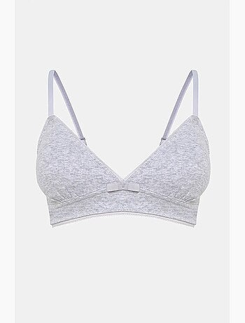 My first bra basic rib lot de 2 soutiens-gorge en coton penti