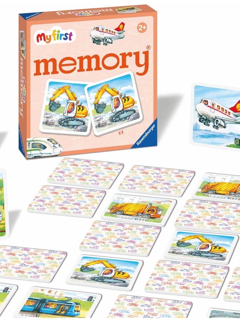 My first memory® Véhicules, jeu de mémoire et de recherche avec de très grandes cartes illustrées N/A - Kiabi