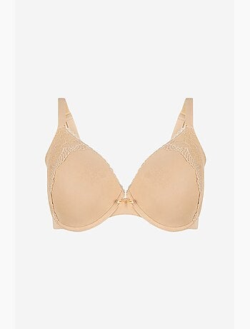 My form soutien-gorge sculptant à détails en dentelle, à armatures, sans rembourrage penti