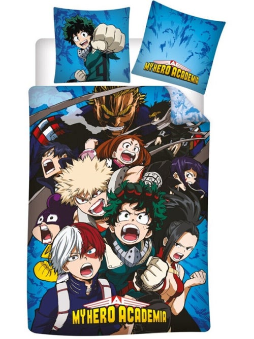 My Hero Academia, Parure de Lit Enfant Imprimée Réversible 100% Coton - Kiabi