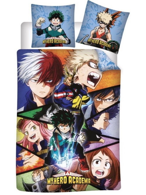 My Hero Academia, Parure de Lit Enfant Imprimée Réversible - Kiabi My Hero Academia, Parure de Lit Enfant Imprimée Réversible - Kiabi