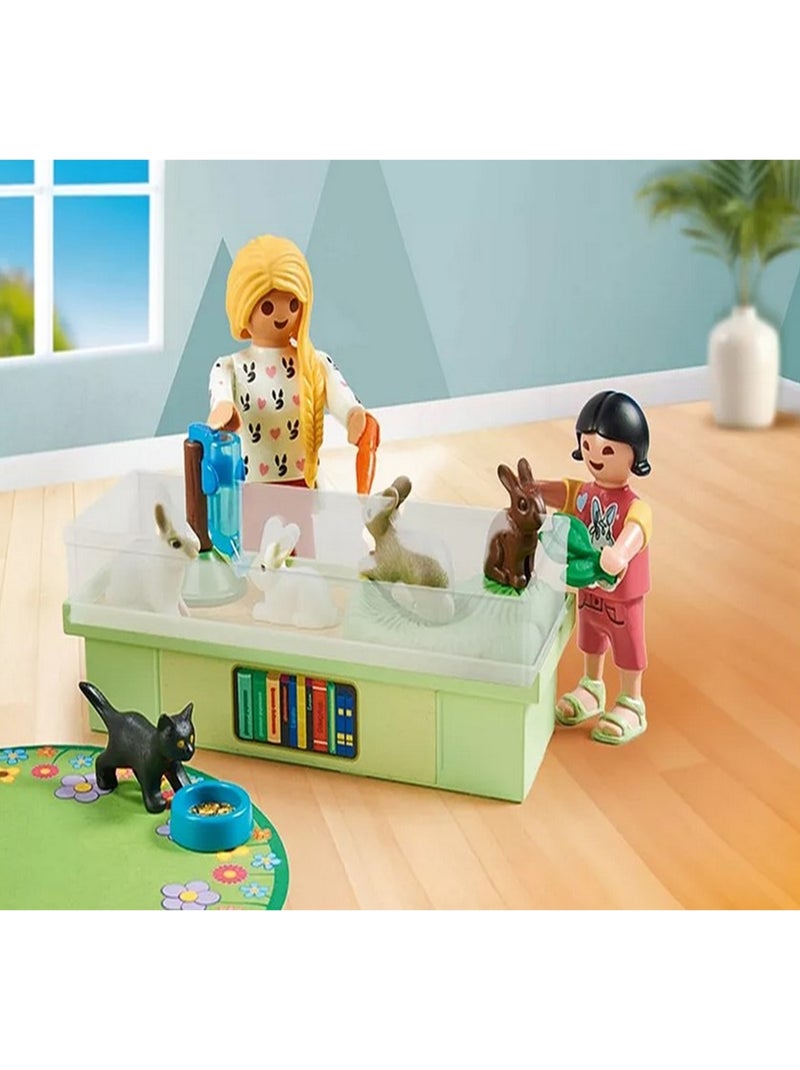 My Life Animalerie avec enclos à lapins N/A - Kiabi