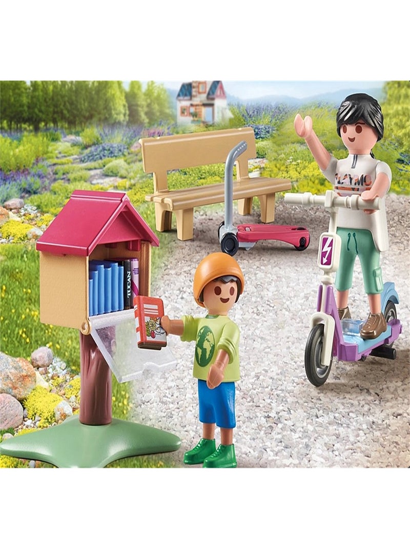 my Life Boîte à livres avec maman et enfant N/A - Kiabi