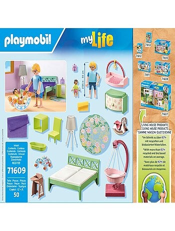 My Life Chambre de parents avec berceau suspendu