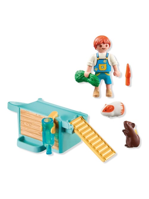 My Life Enfant avec 2 cochons d'Inde et aire de jeux - Kiabi